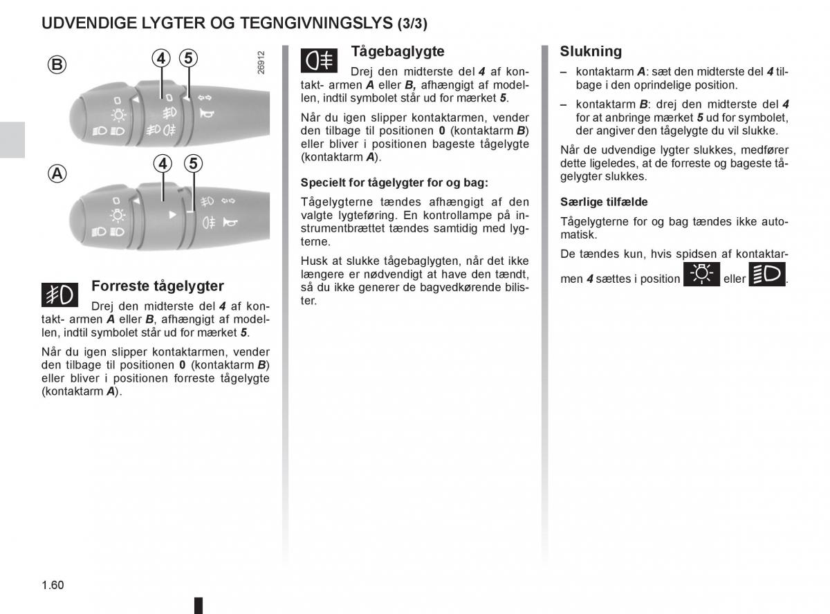 Renault Twingo III 3 Bilens instruktionsbog / page 66