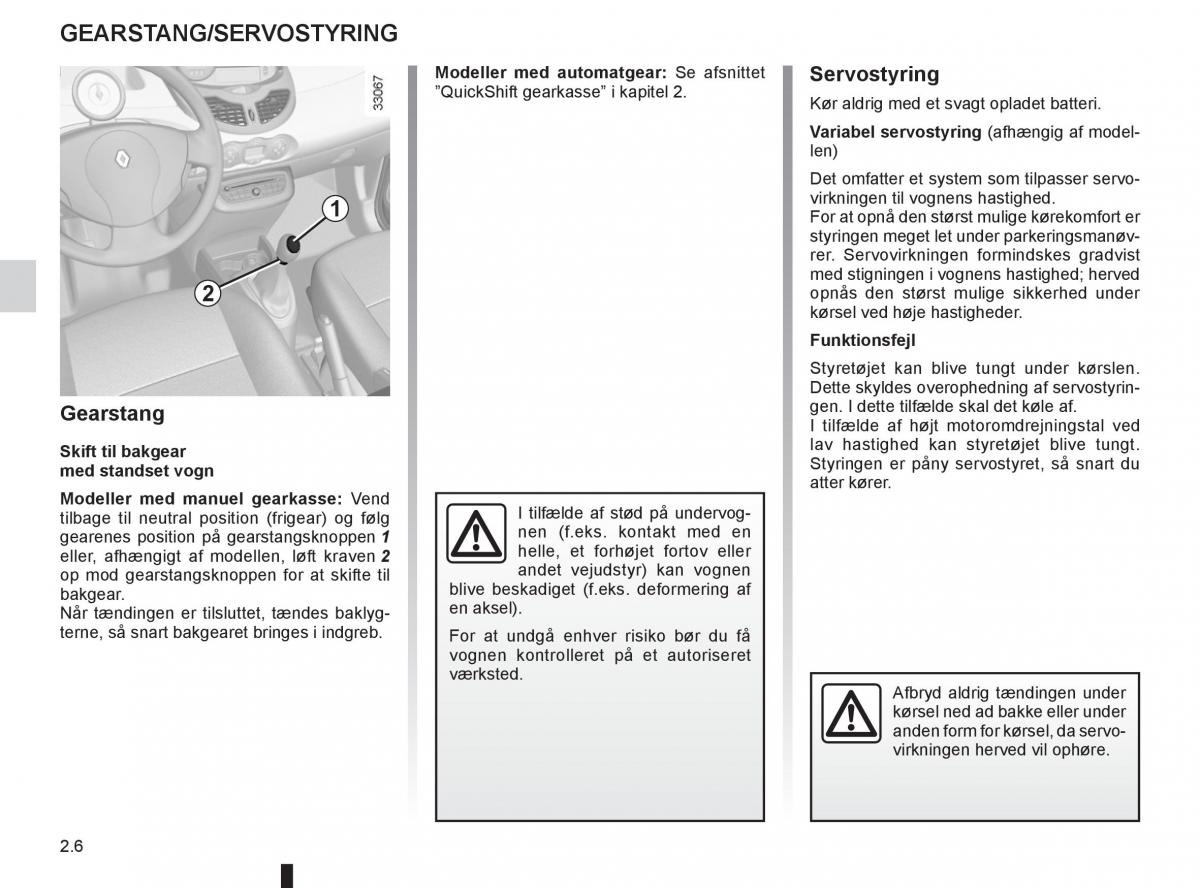 Renault Twingo III 3 Bilens instruktionsbog / page 78