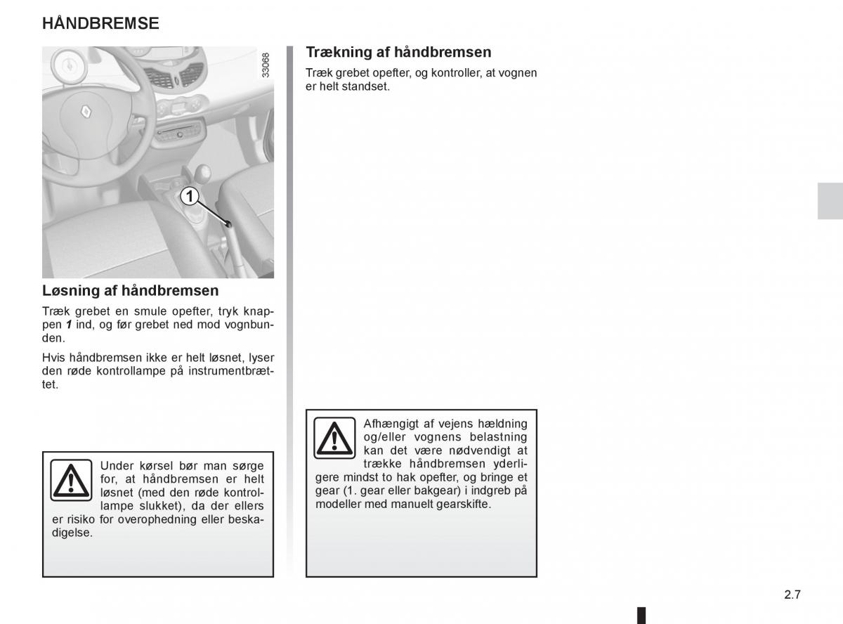 Renault Twingo III 3 Bilens instruktionsbog / page 79