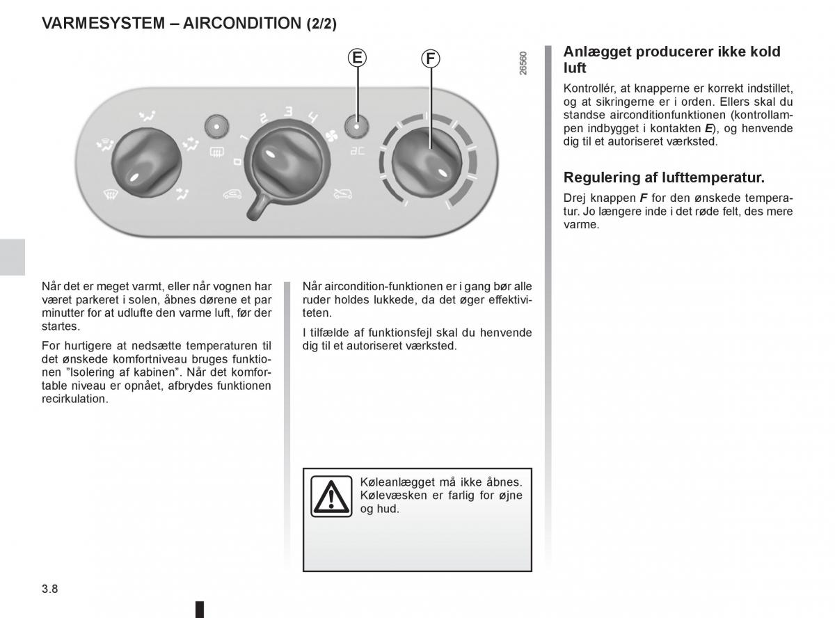 Renault Twingo III 3 Bilens instruktionsbog / page 106