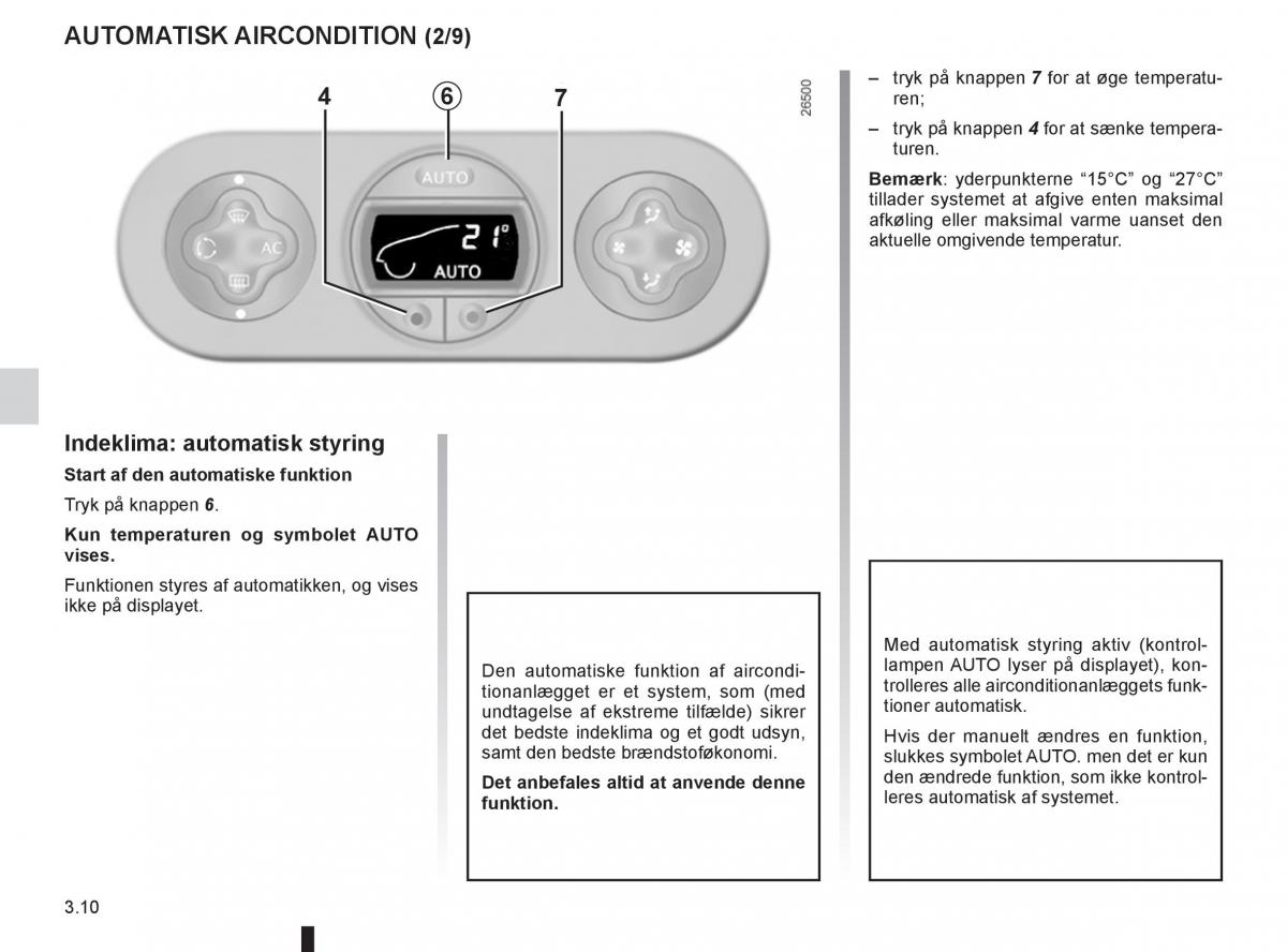 Renault Twingo III 3 Bilens instruktionsbog / page 108