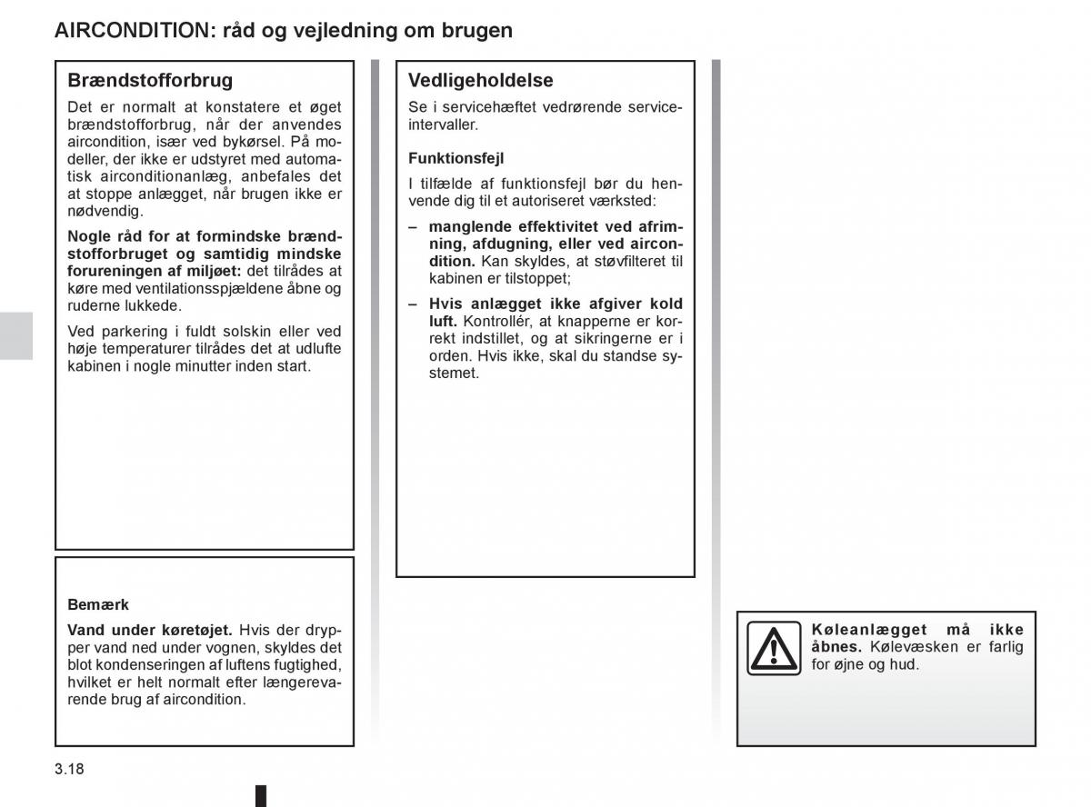 Renault Twingo III 3 Bilens instruktionsbog / page 116