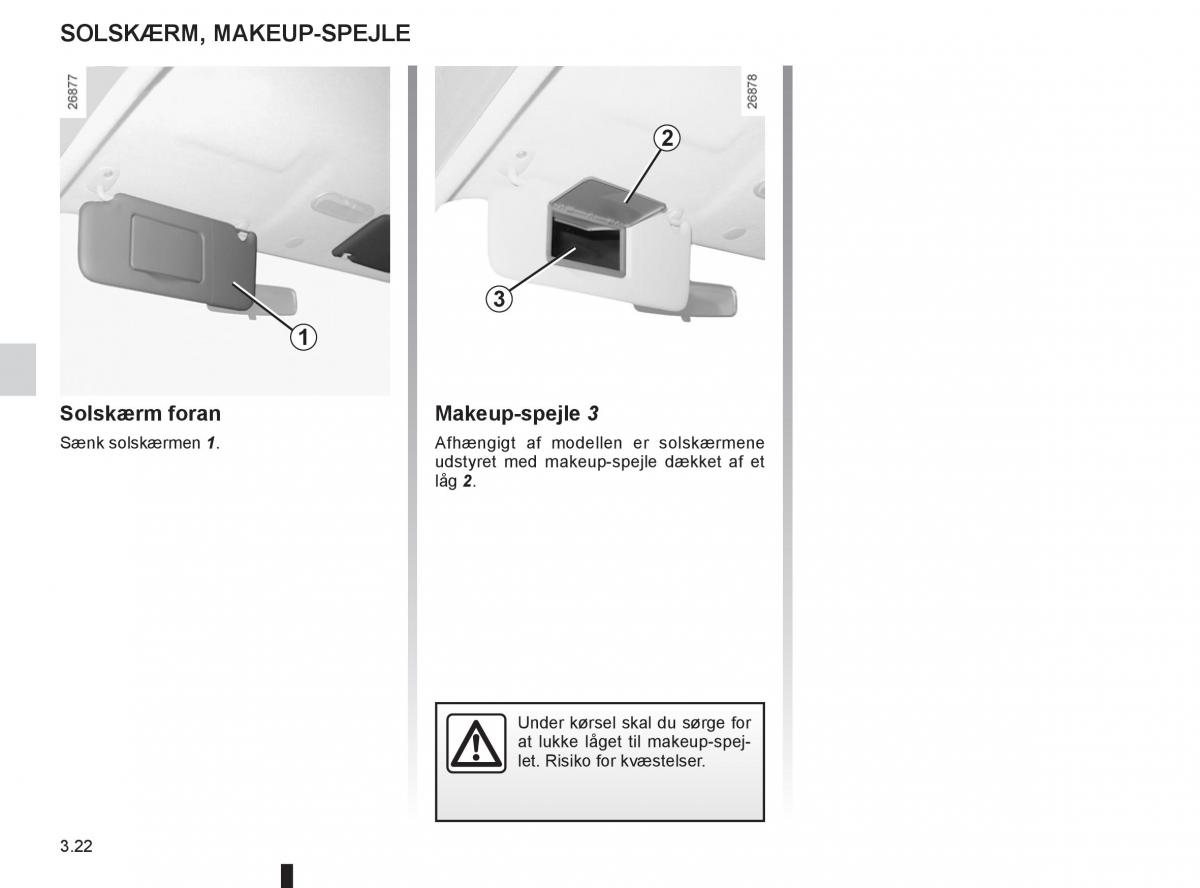 Renault Twingo III 3 Bilens instruktionsbog / page 120