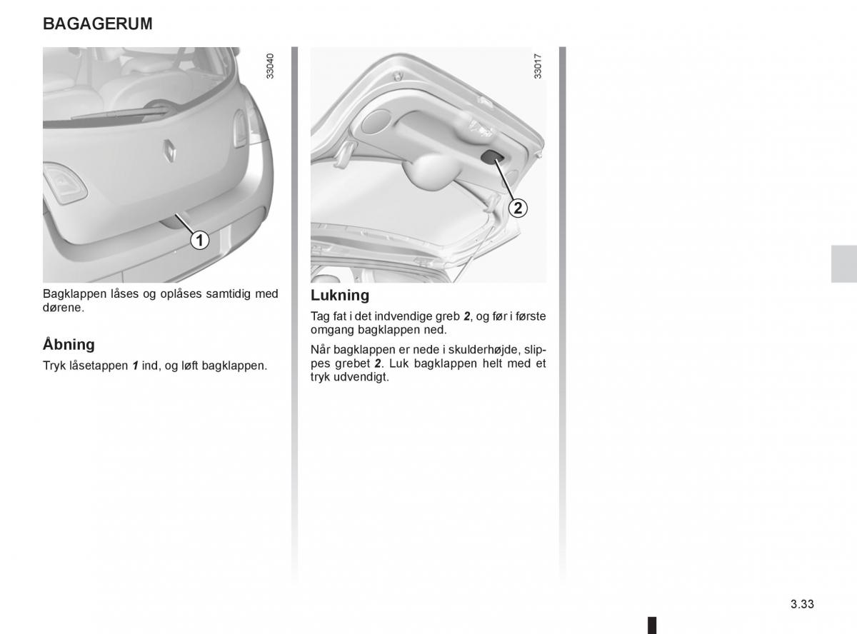 Renault Twingo III 3 Bilens instruktionsbog / page 131