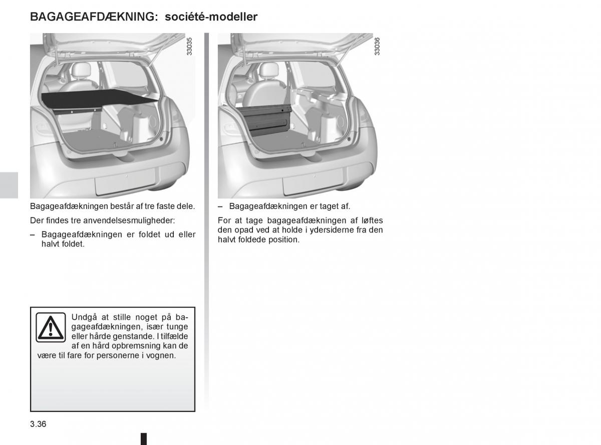 Renault Twingo III 3 Bilens instruktionsbog / page 134