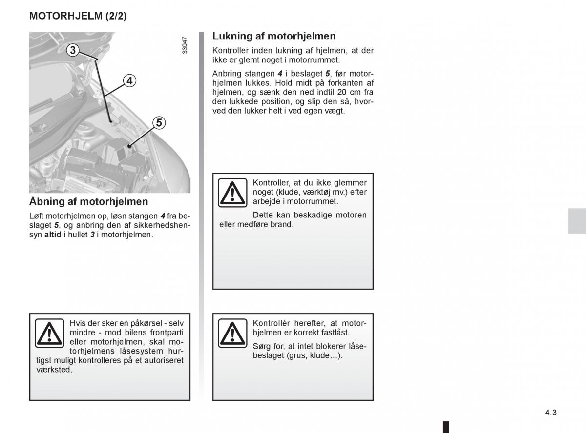 Renault Twingo III 3 Bilens instruktionsbog / page 141