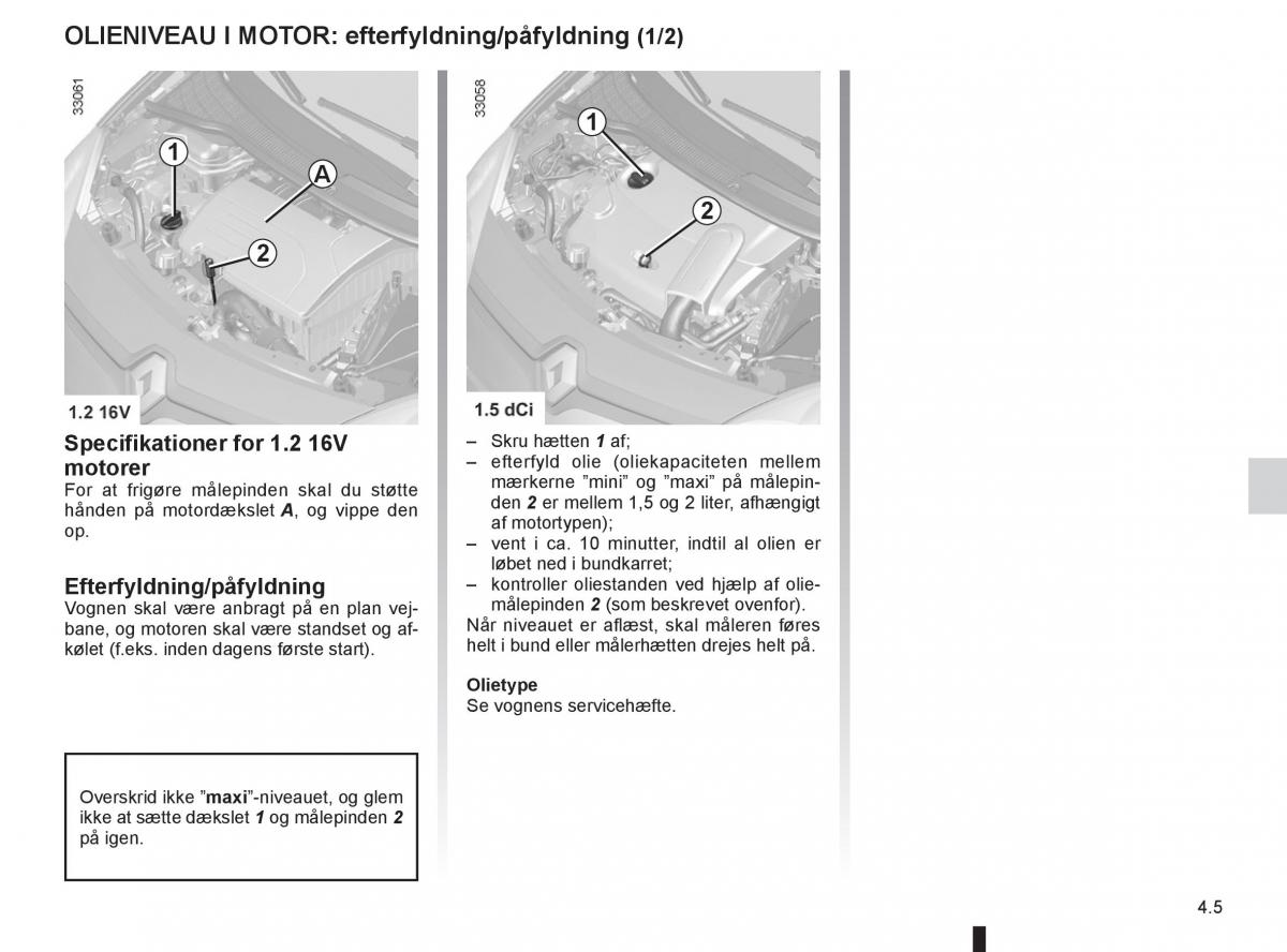 Renault Twingo III 3 Bilens instruktionsbog / page 143