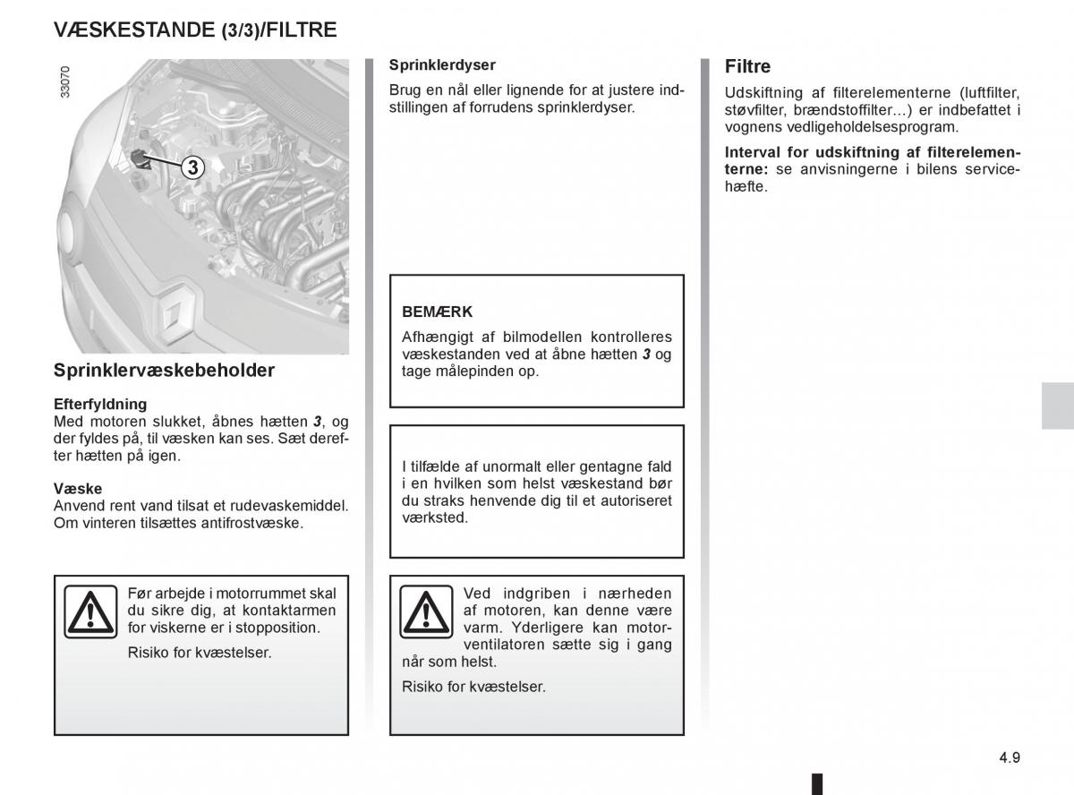 Renault Twingo III 3 Bilens instruktionsbog / page 147