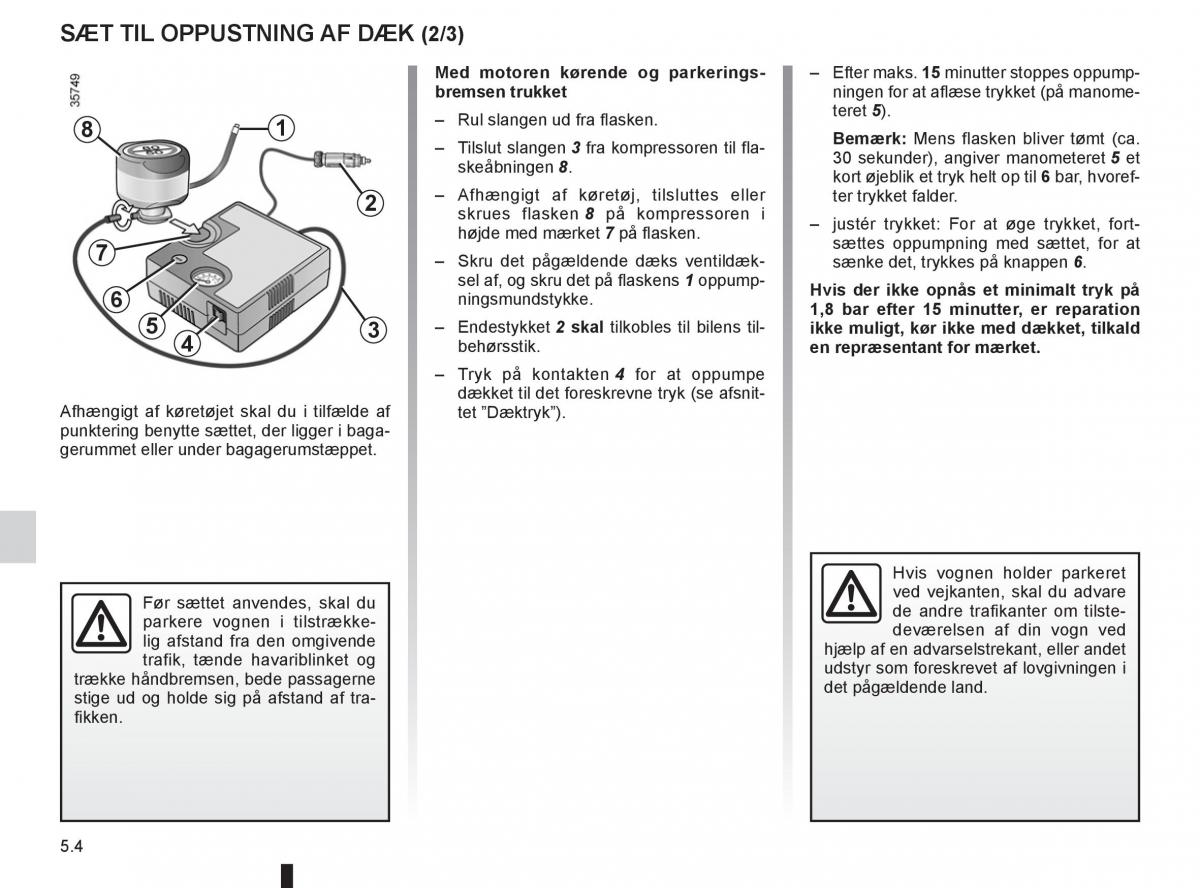 Renault Twingo III 3 Bilens instruktionsbog / page 158