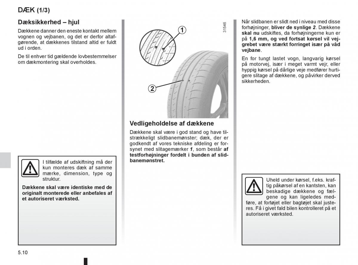 Renault Twingo III 3 Bilens instruktionsbog / page 164