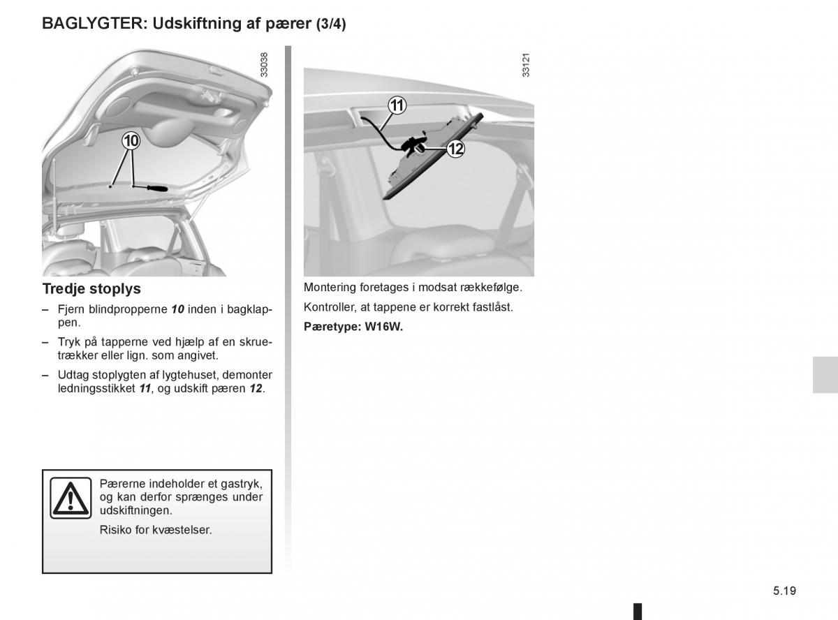 Renault Twingo III 3 Bilens instruktionsbog / page 173