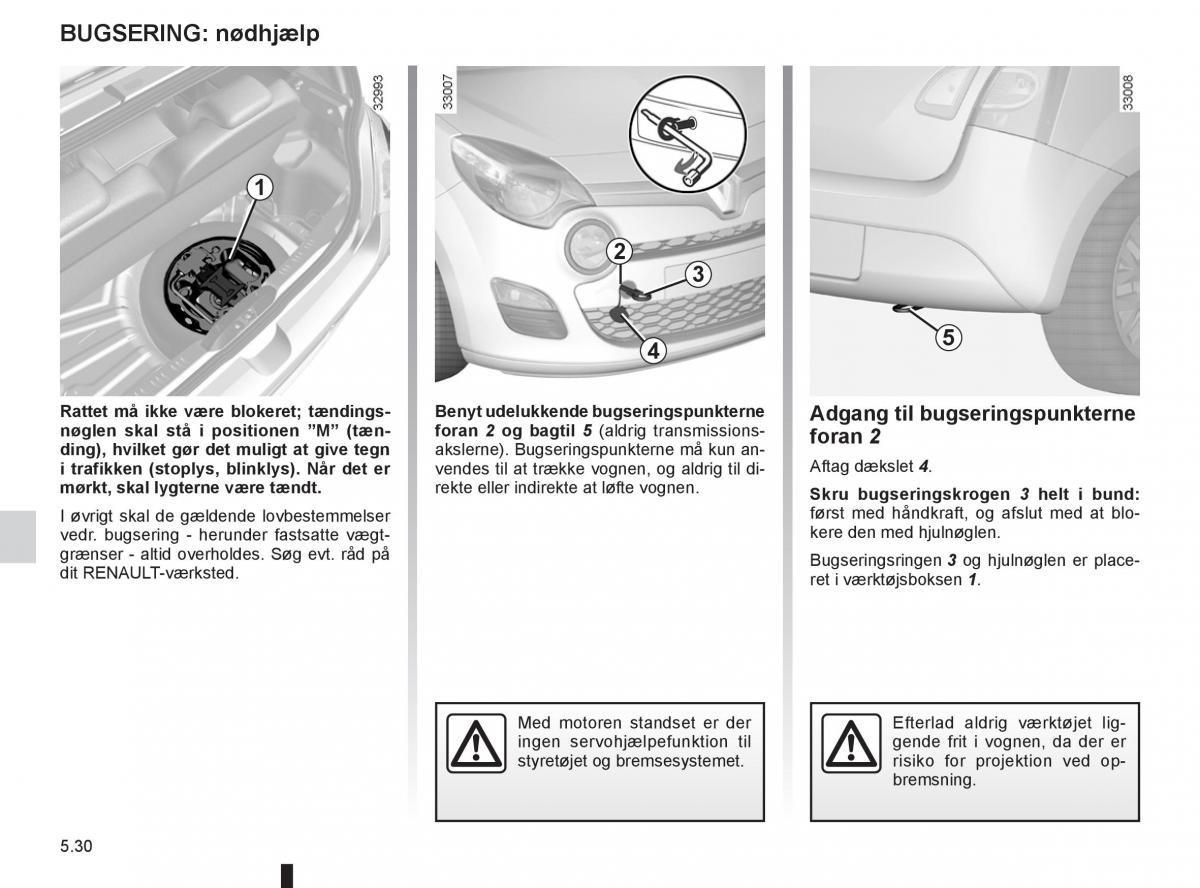 Renault Twingo III 3 Bilens instruktionsbog / page 184