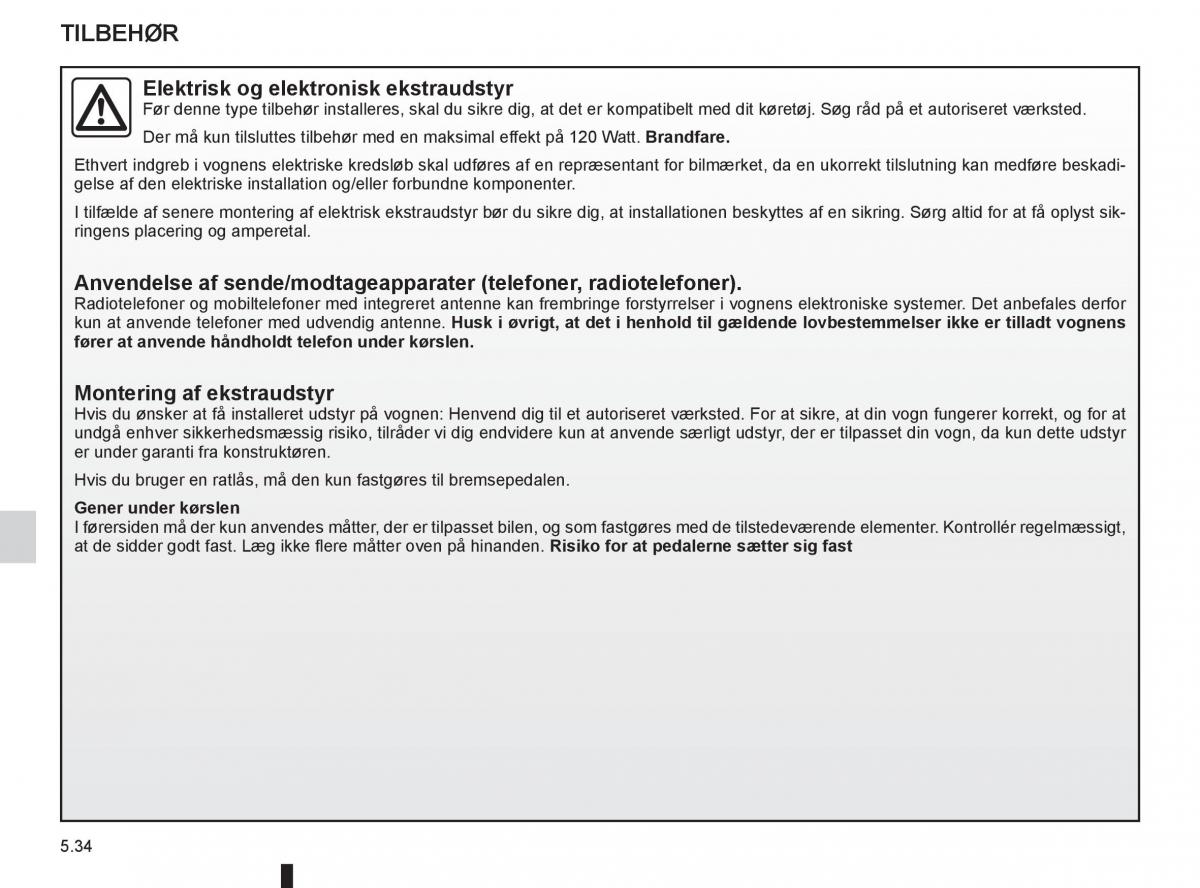 Renault Twingo III 3 Bilens instruktionsbog / page 188