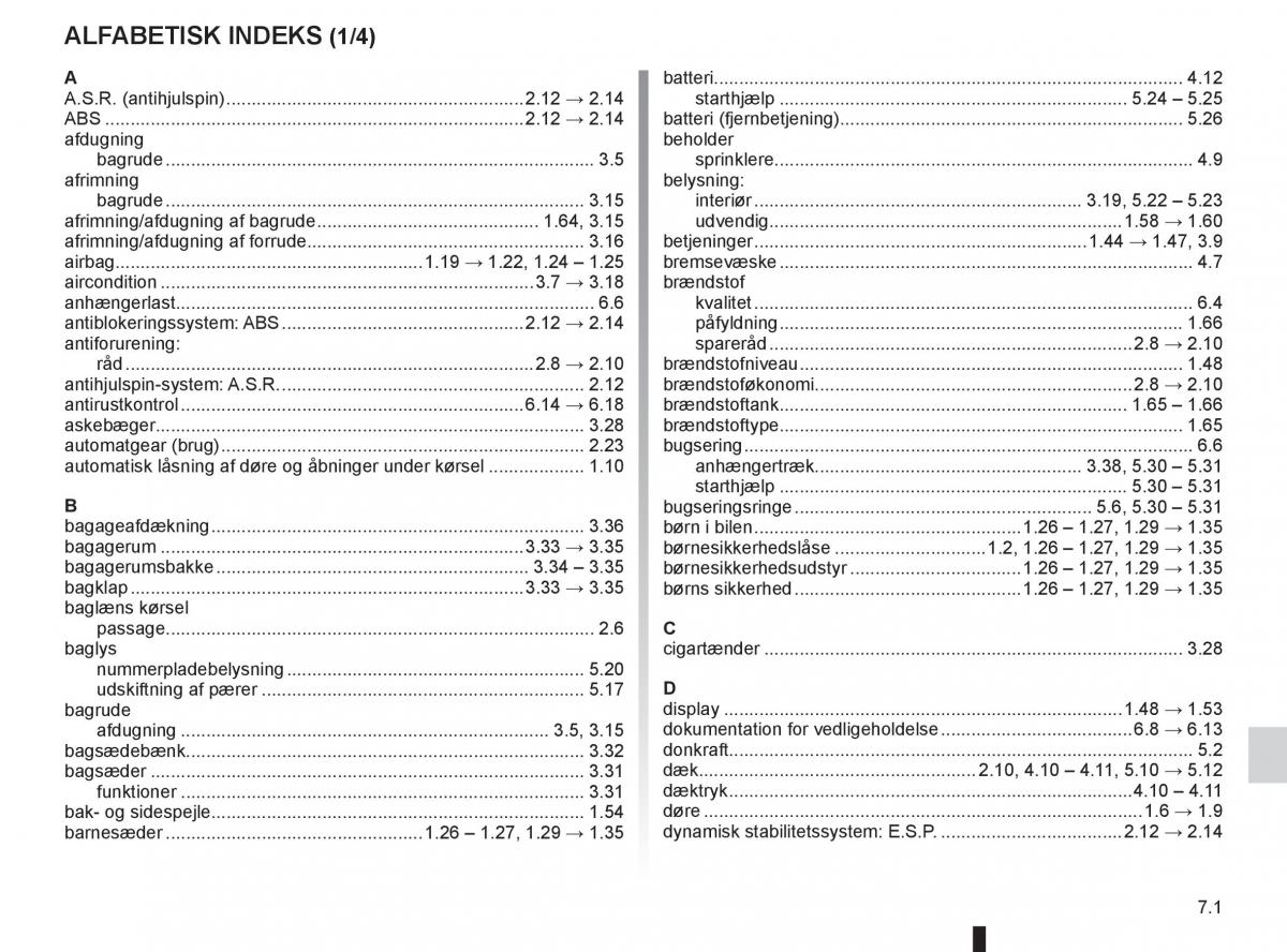 Renault Twingo III 3 Bilens instruktionsbog / page 213