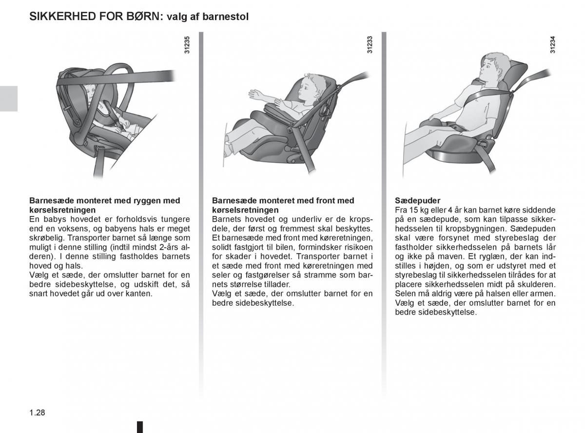 Renault Twingo III 3 Bilens instruktionsbog / page 34