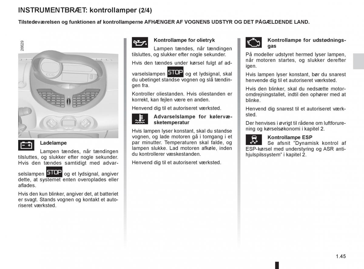 Renault Twingo III 3 Bilens instruktionsbog / page 51