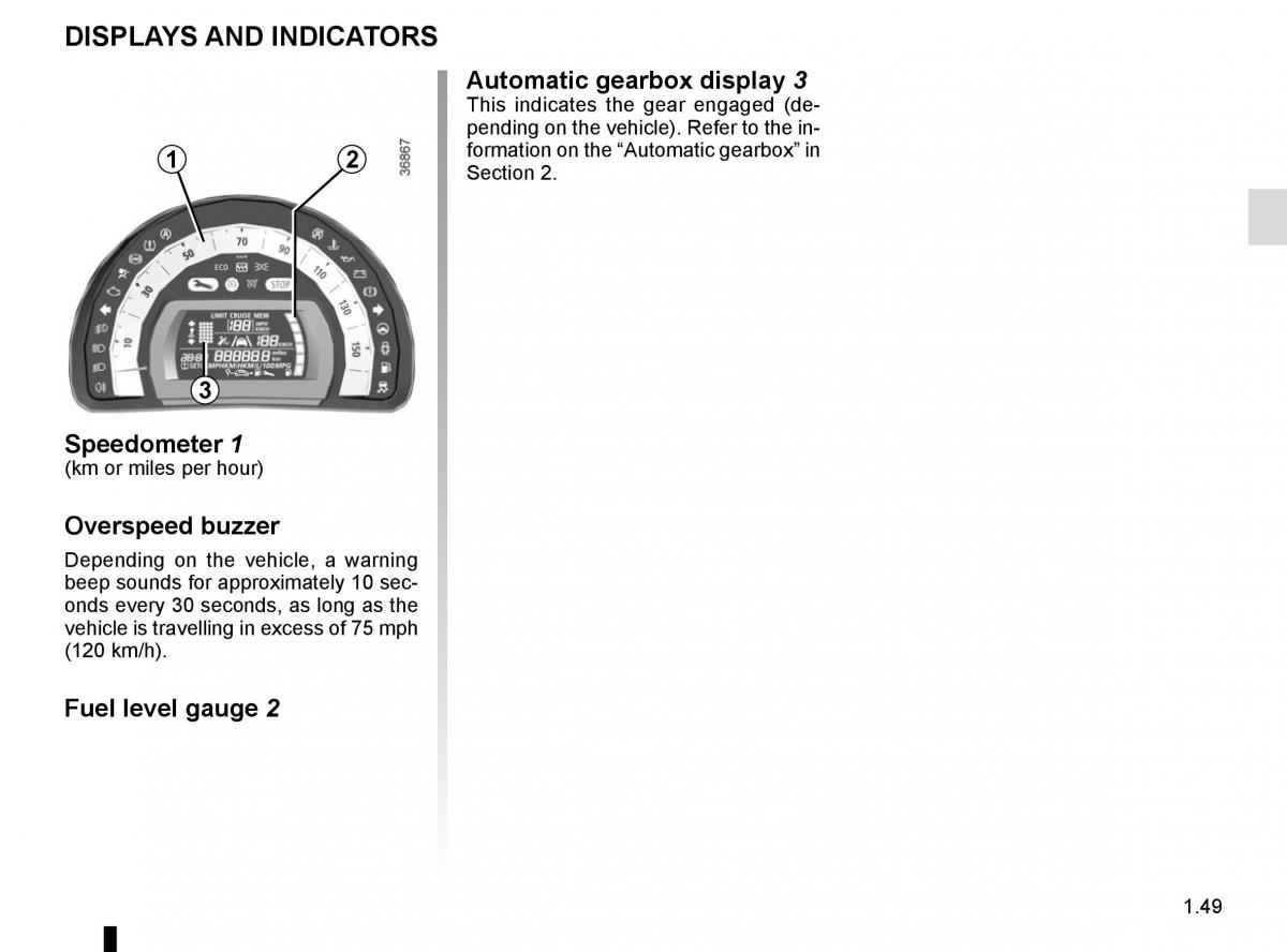 Renault Twingo III 3 owners manual / page 55