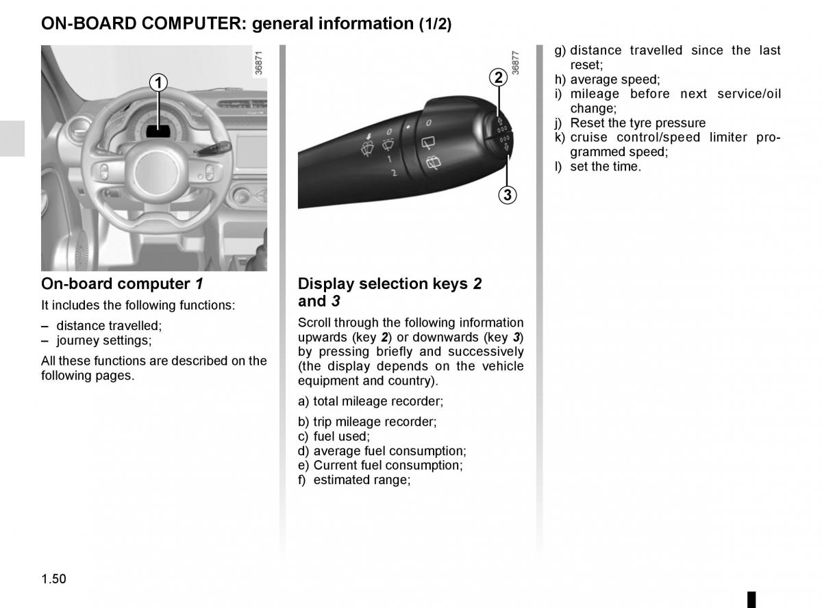 Renault Twingo III 3 owners manual / page 56