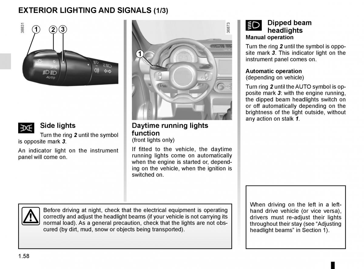 Renault Twingo III 3 owners manual / page 64