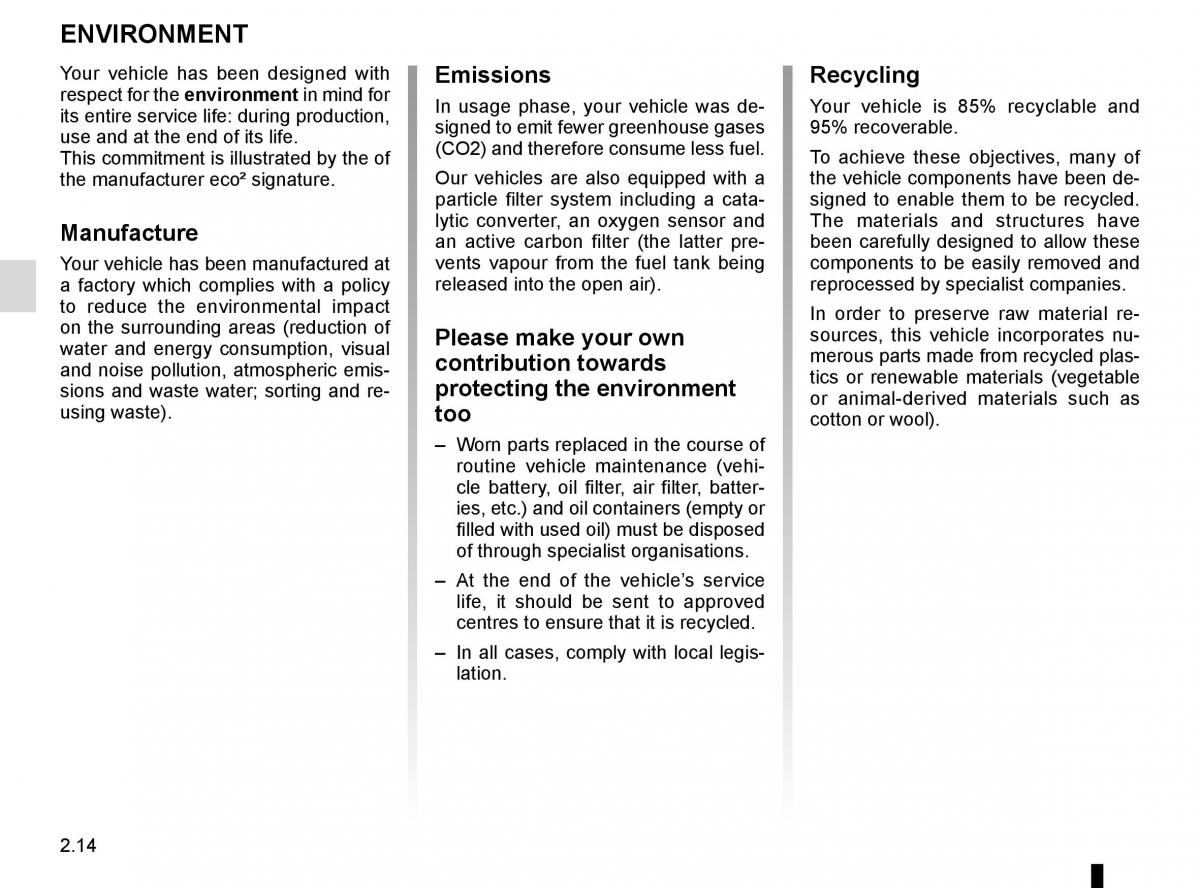 Renault Twingo III 3 owners manual / page 88