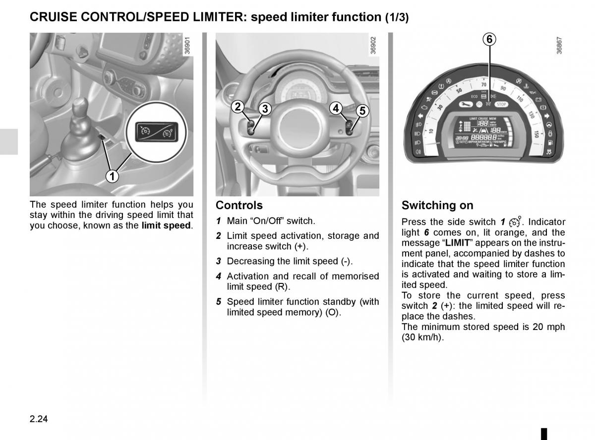 Renault Twingo III 3 owners manual / page 98