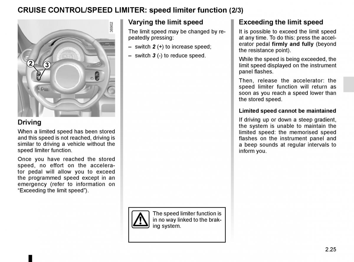 Renault Twingo III 3 owners manual / page 99