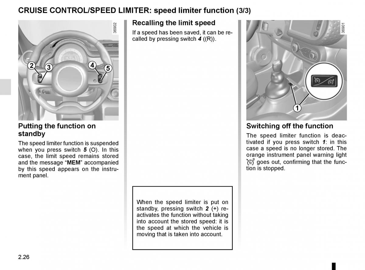 Renault Twingo III 3 owners manual / page 100