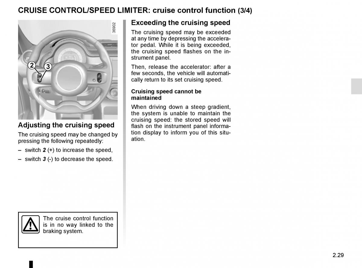 Renault Twingo III 3 owners manual / page 103