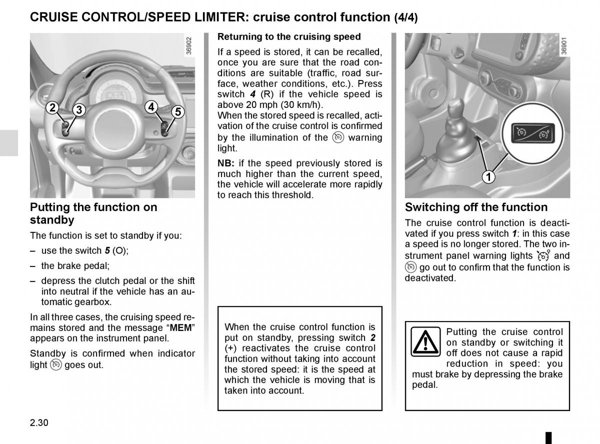 Renault Twingo III 3 owners manual / page 104