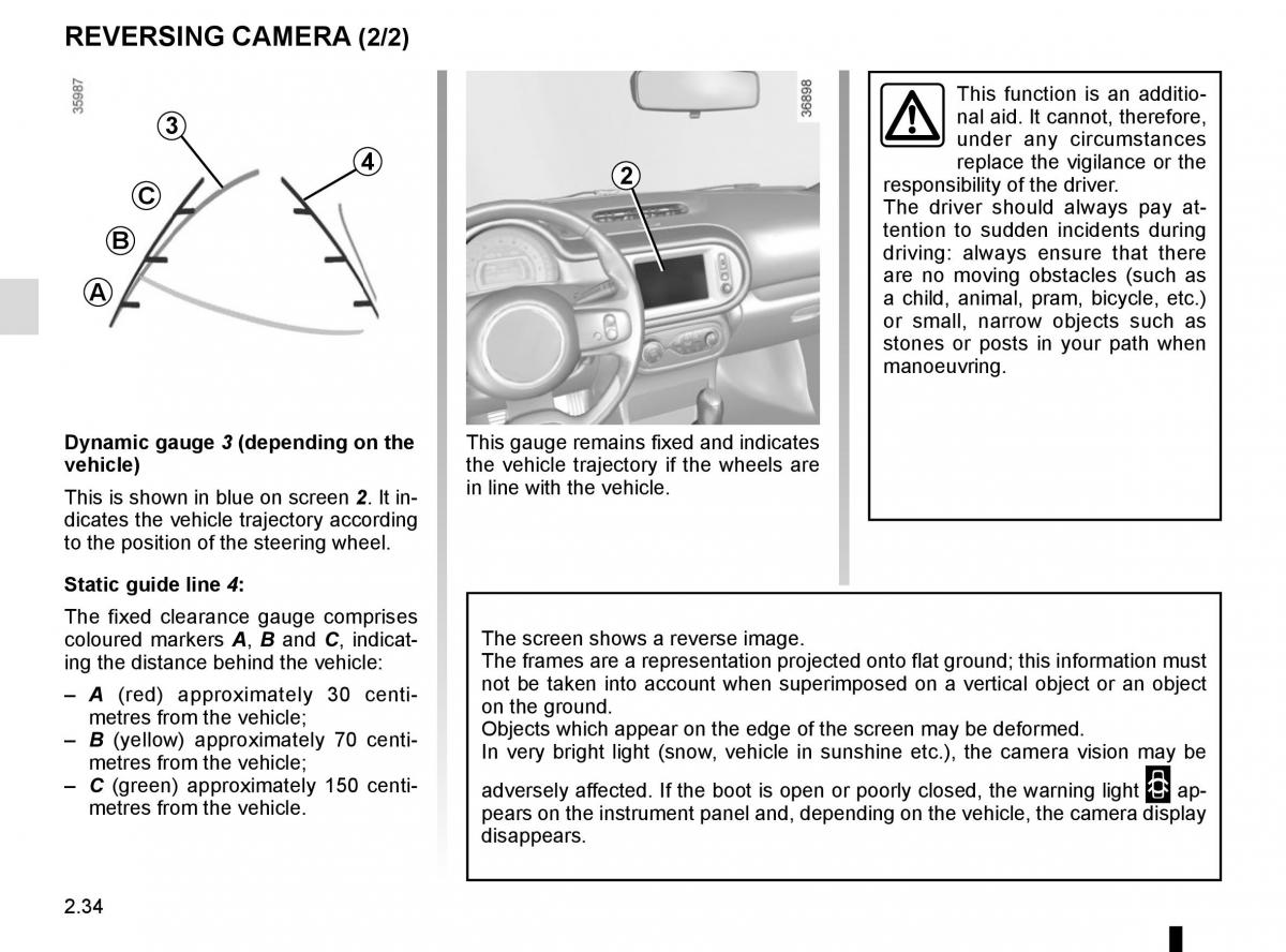 Renault Twingo III 3 owners manual / page 108