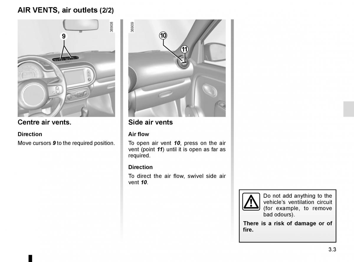 Renault Twingo III 3 owners manual / page 115