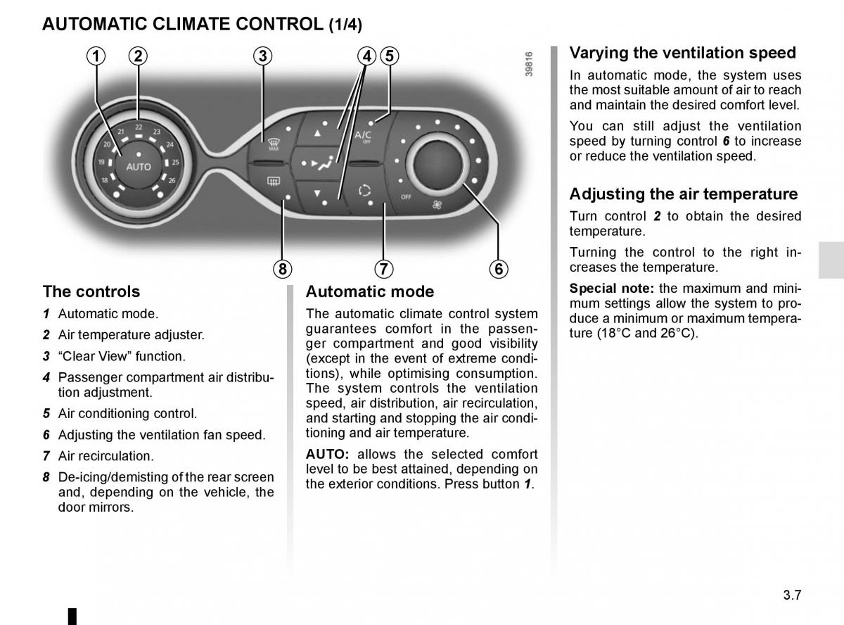 Renault Twingo III 3 owners manual / page 119