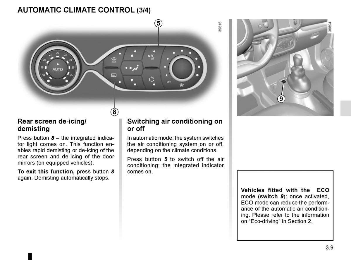 Renault Twingo III 3 owners manual / page 121