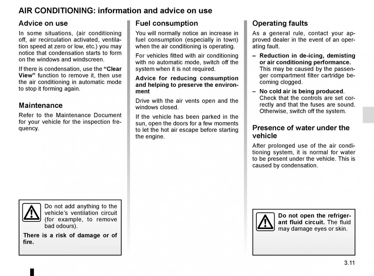 Renault Twingo III 3 owners manual / page 123