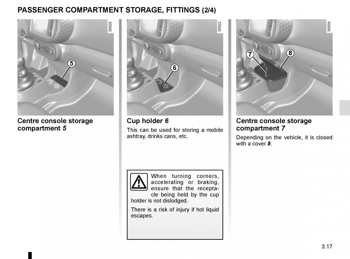 Renault Twingo III 3 owners manual / page 129