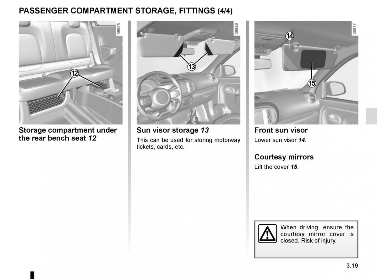 Renault Twingo III 3 owners manual / page 131