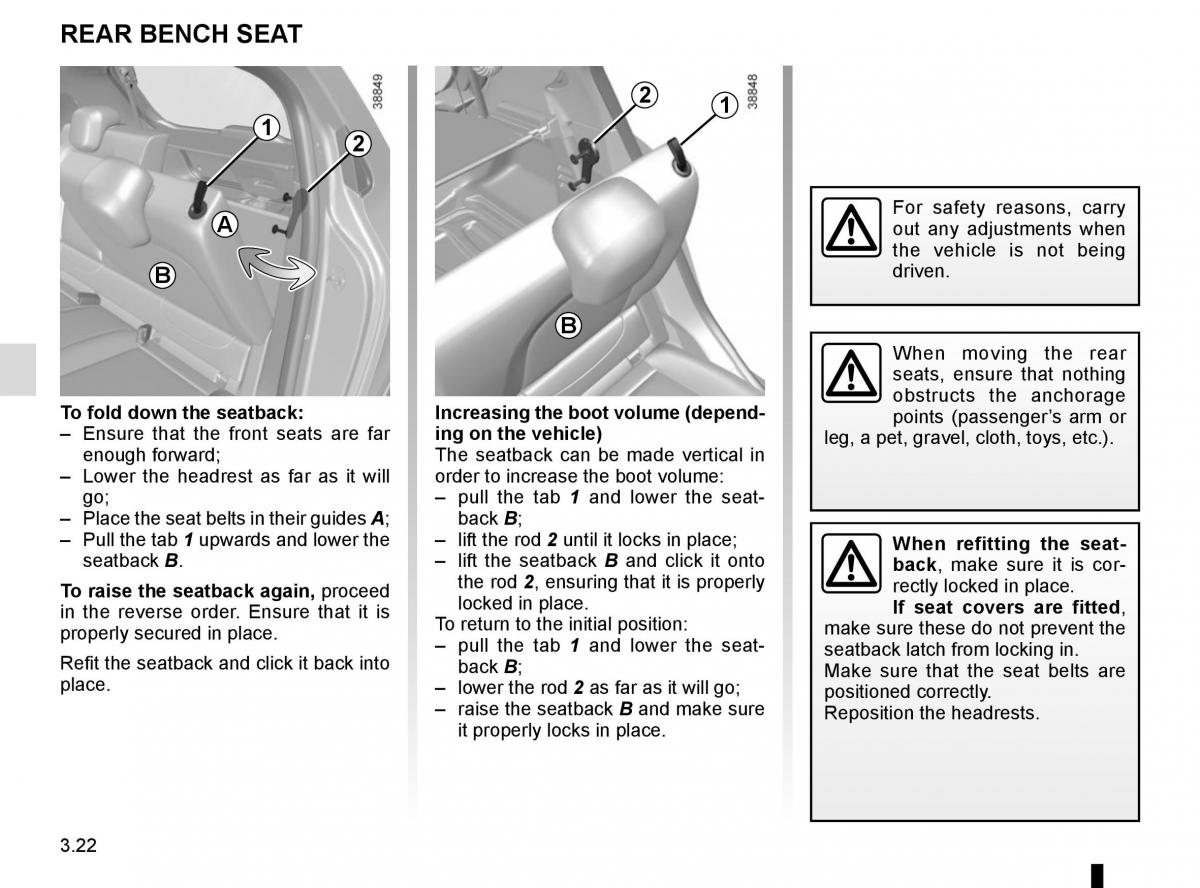 Renault Twingo III 3 owners manual / page 134