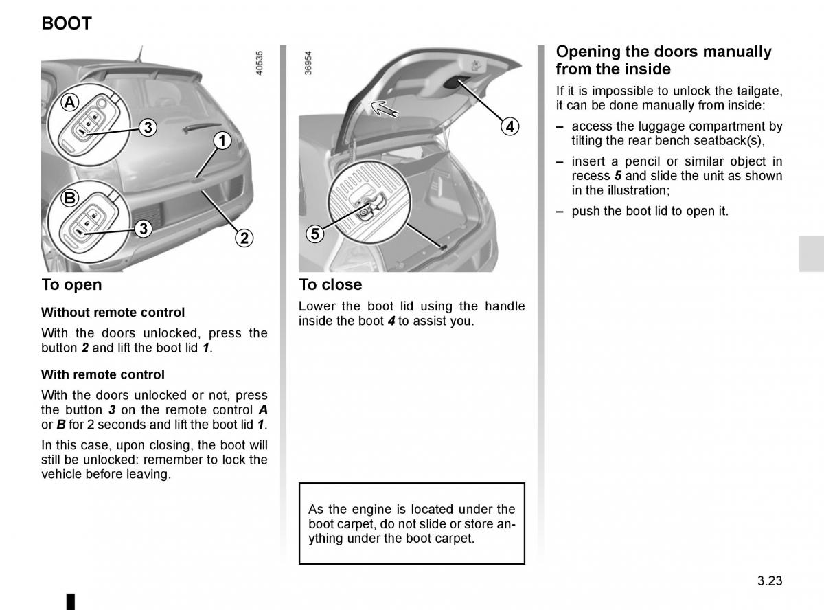 Renault Twingo III 3 owners manual / page 135