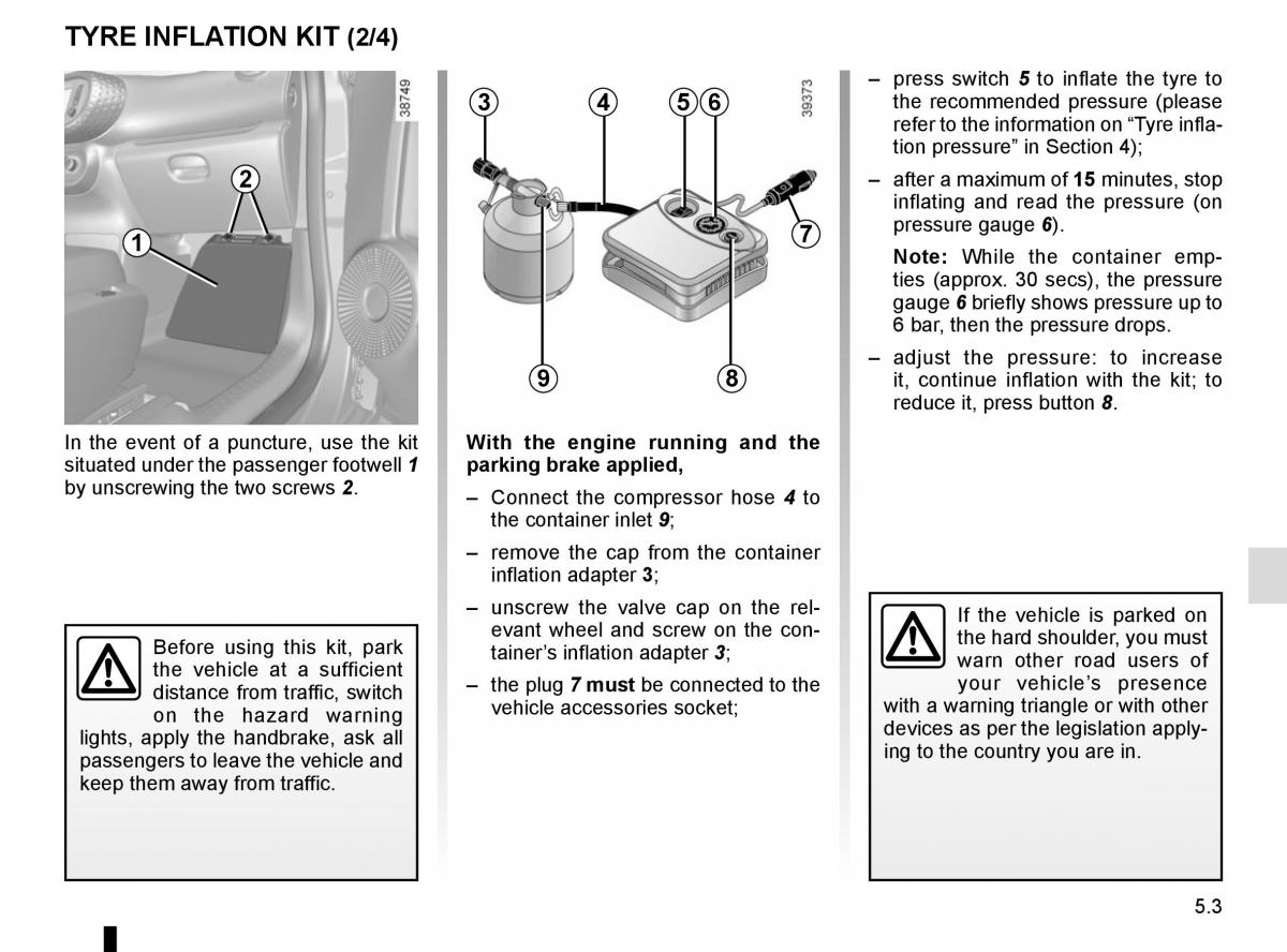 Renault Twingo III 3 owners manual / page 161