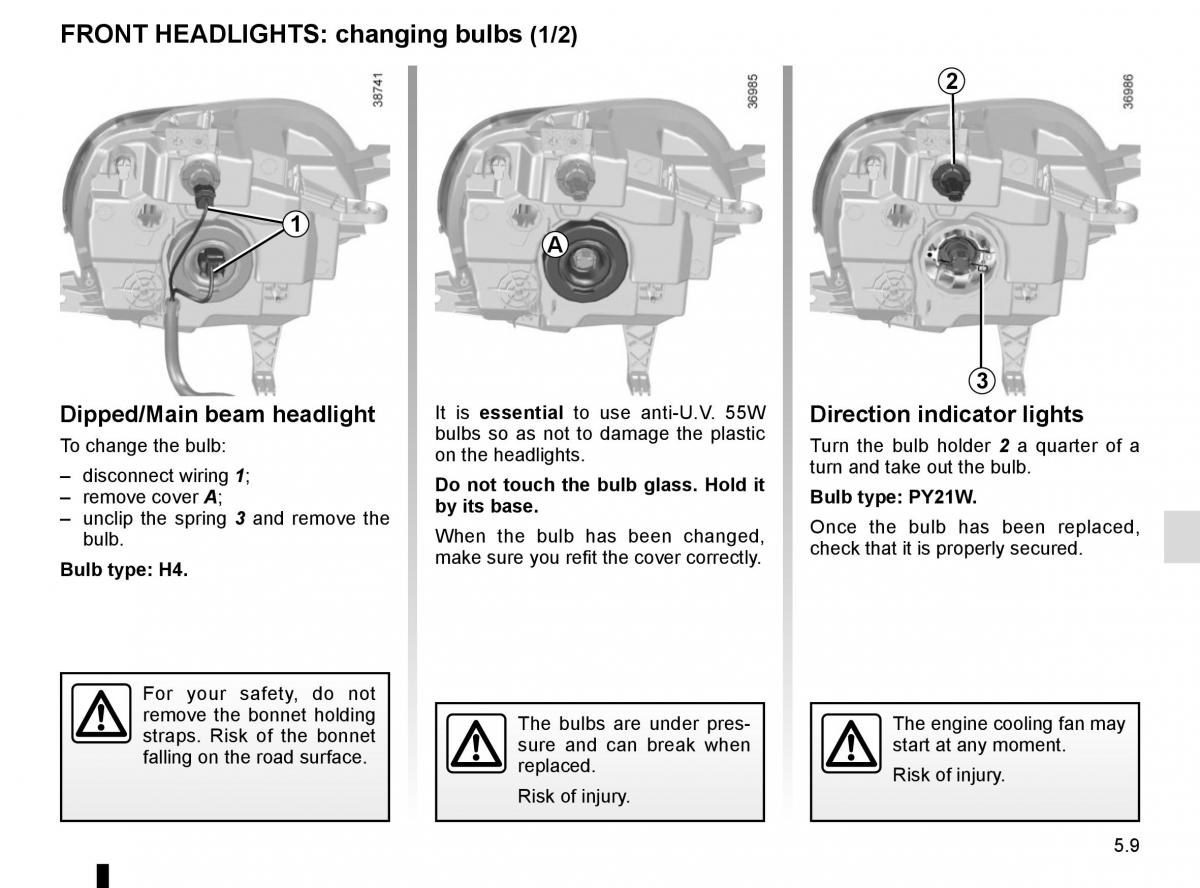 Renault Twingo III 3 owners manual / page 167