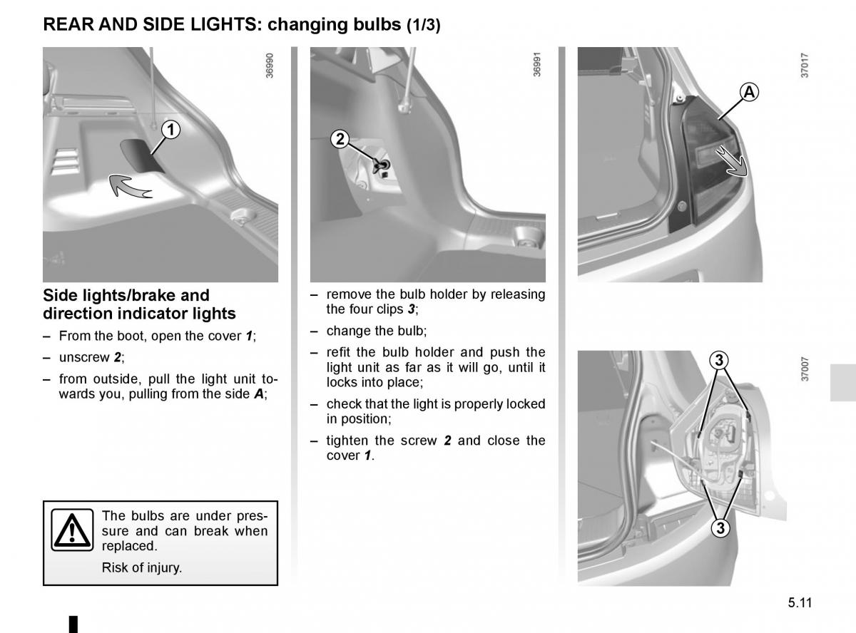 Renault Twingo III 3 owners manual / page 169