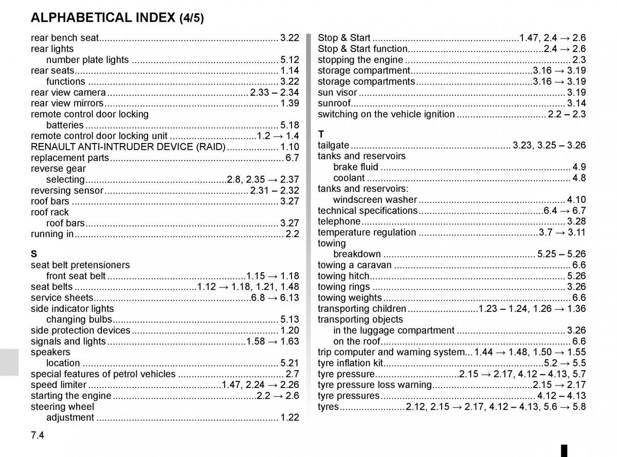 Renault Twingo III 3 owners manual / page 212