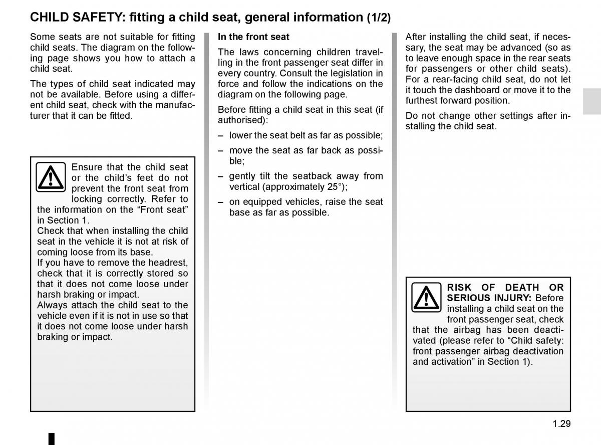 Renault Twingo III 3 owners manual / page 35