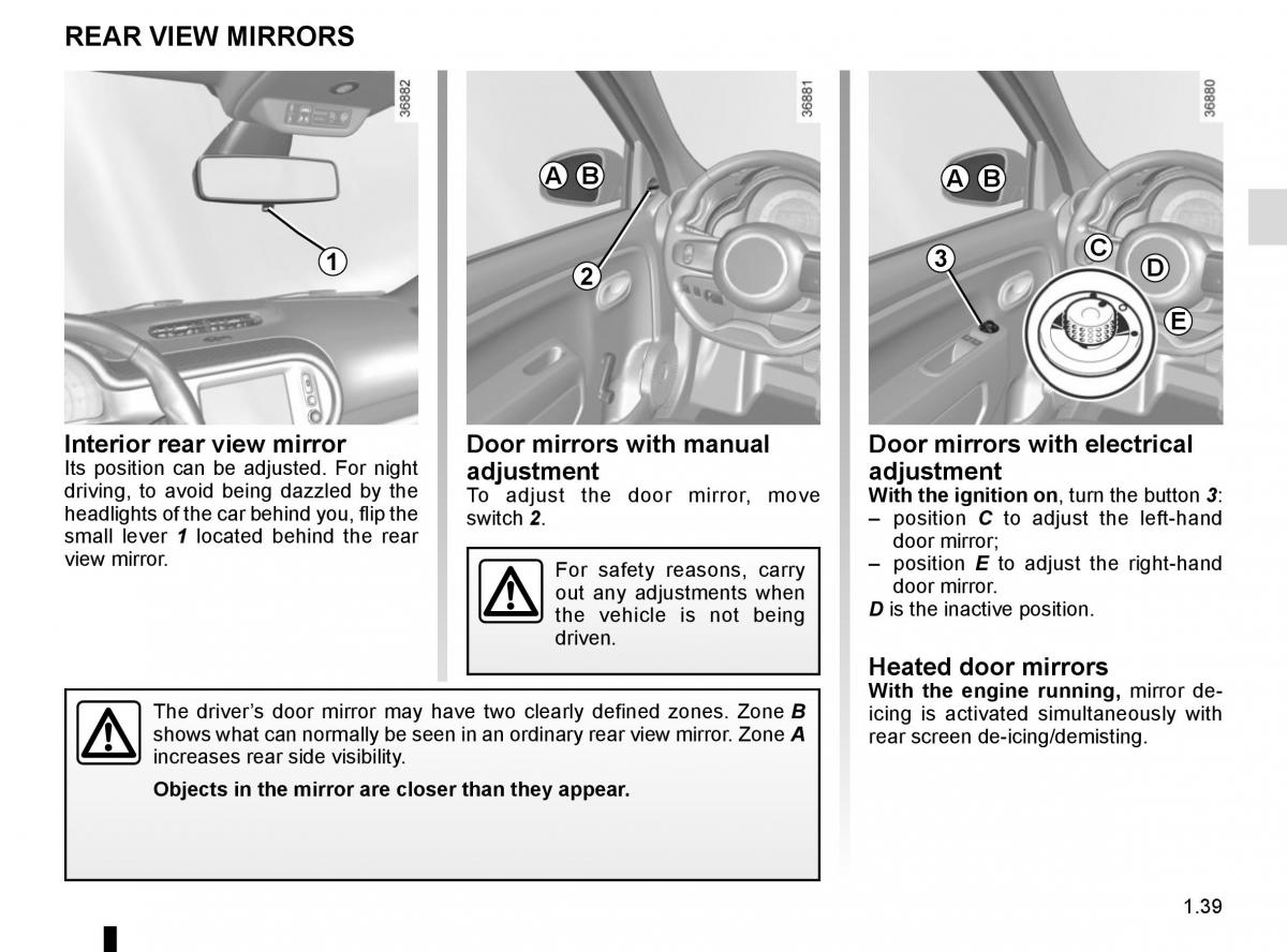 Renault Twingo III 3 owners manual / page 45