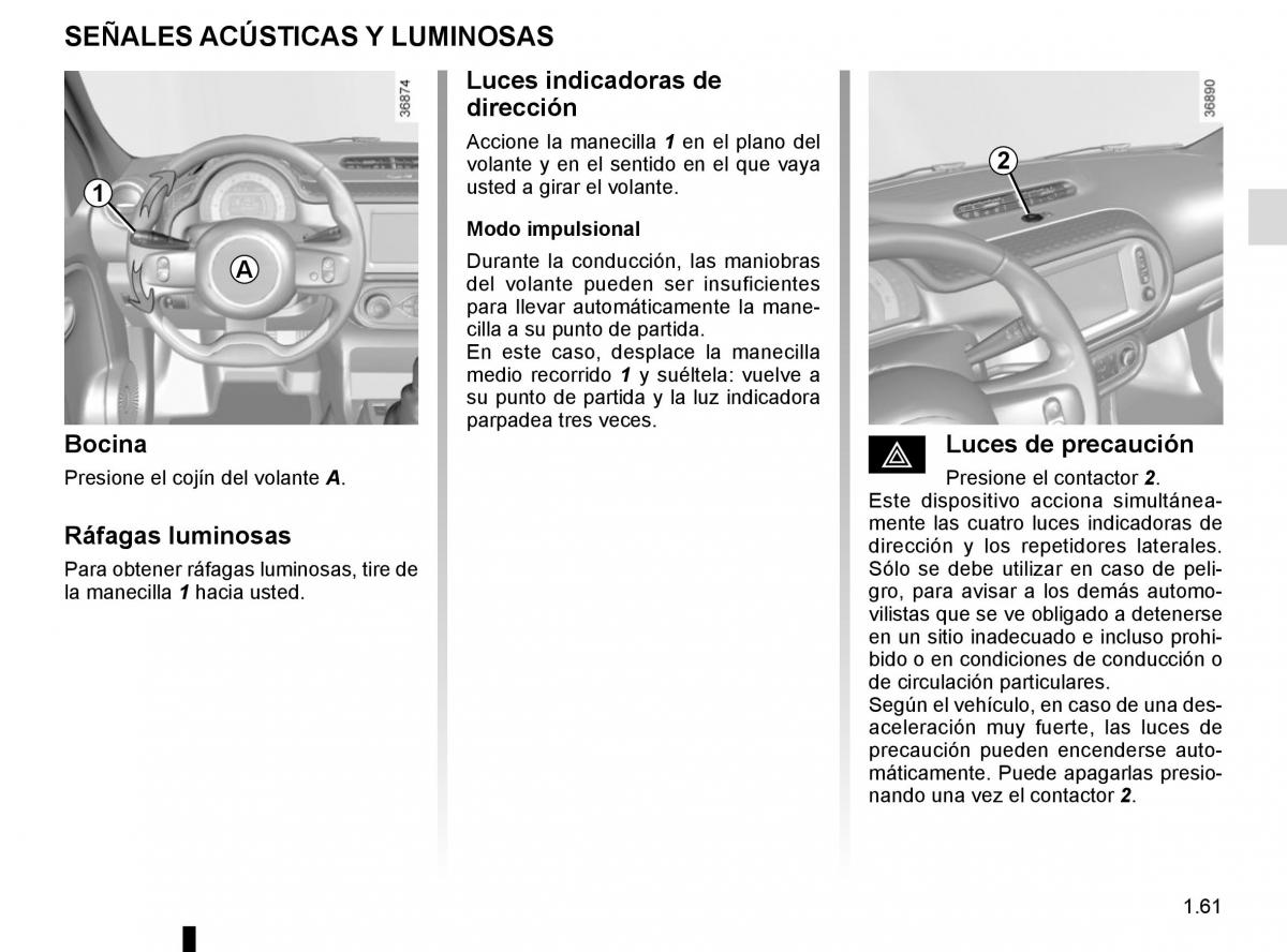 Renault Twingo III 3 manual del propietario / page 67