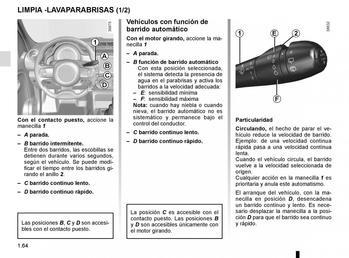 Renault Twingo III 3 manual del propietario / page 70