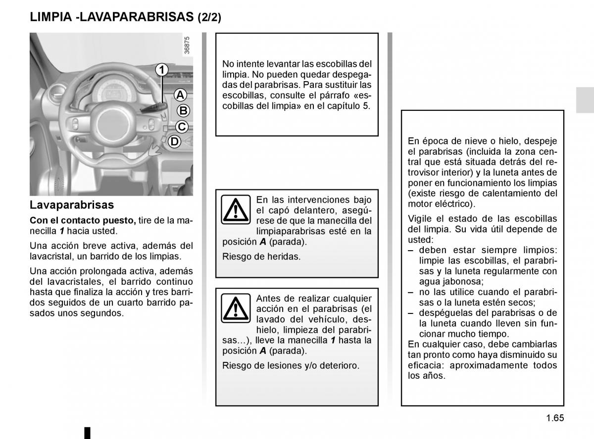 Renault Twingo III 3 manual del propietario / page 71