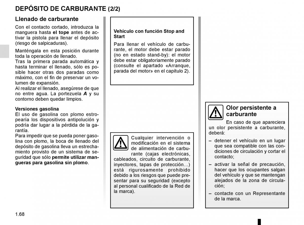 Renault Twingo III 3 manual del propietario / page 74