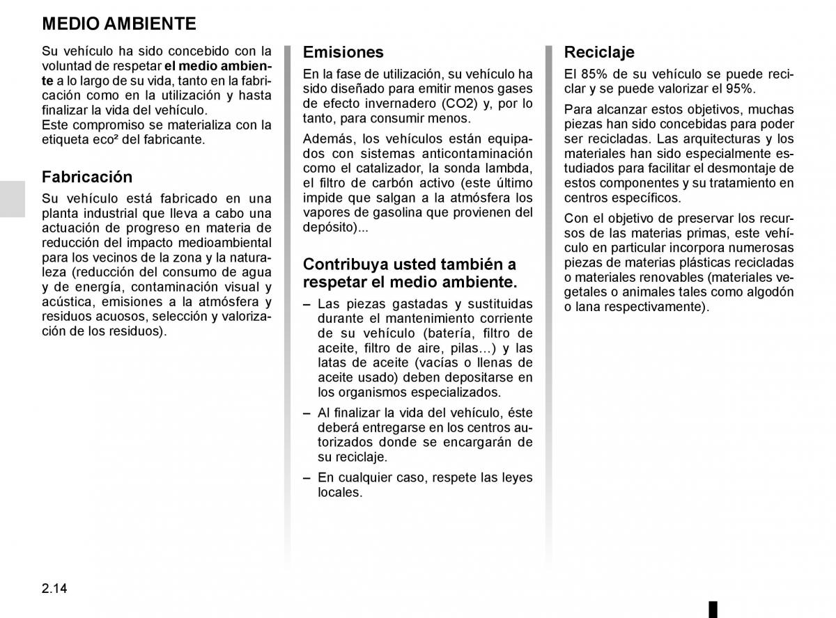 Renault Twingo III 3 manual del propietario / page 88