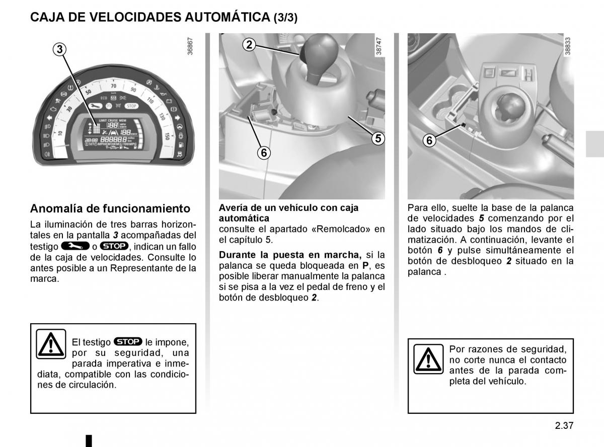 Renault Twingo III 3 manual del propietario / page 111